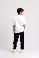 Cargo Gabardine Black Pants